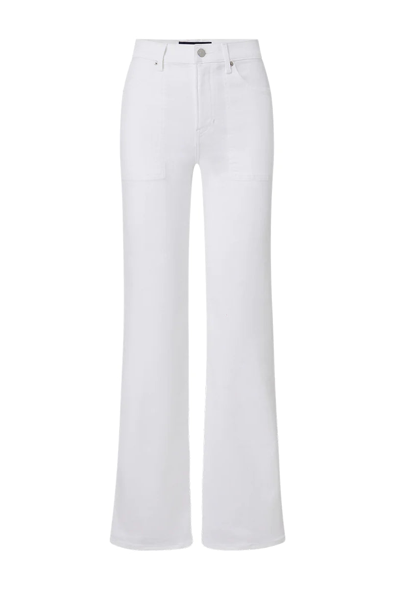 Crosbie Wid Leg Pant - White by Veronica Beard — view 5