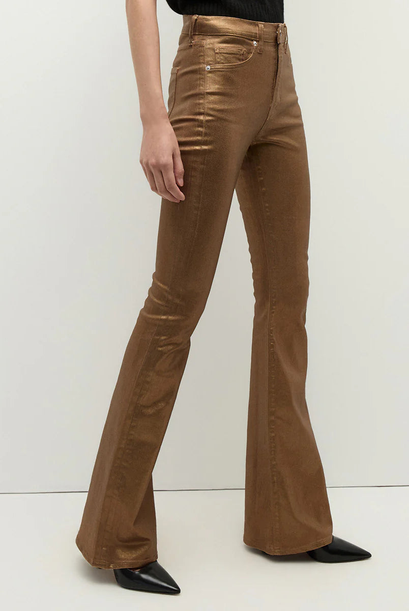 Beverly Skinny Flare Jean - Antique Brass by Veronica Beard — alternate view