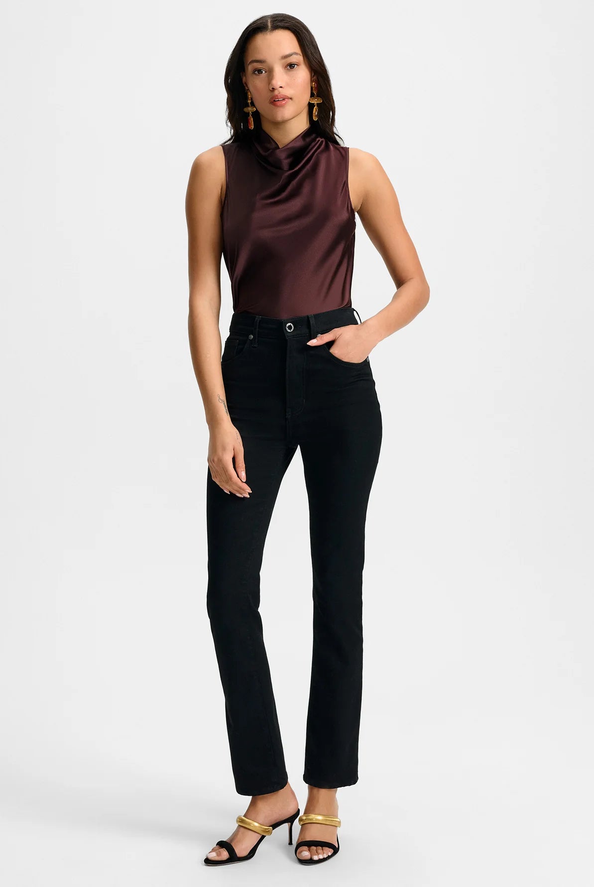 Lydia Ultra-Slim Jean - Onyx by Veronica Beard | 25 South Boutiques