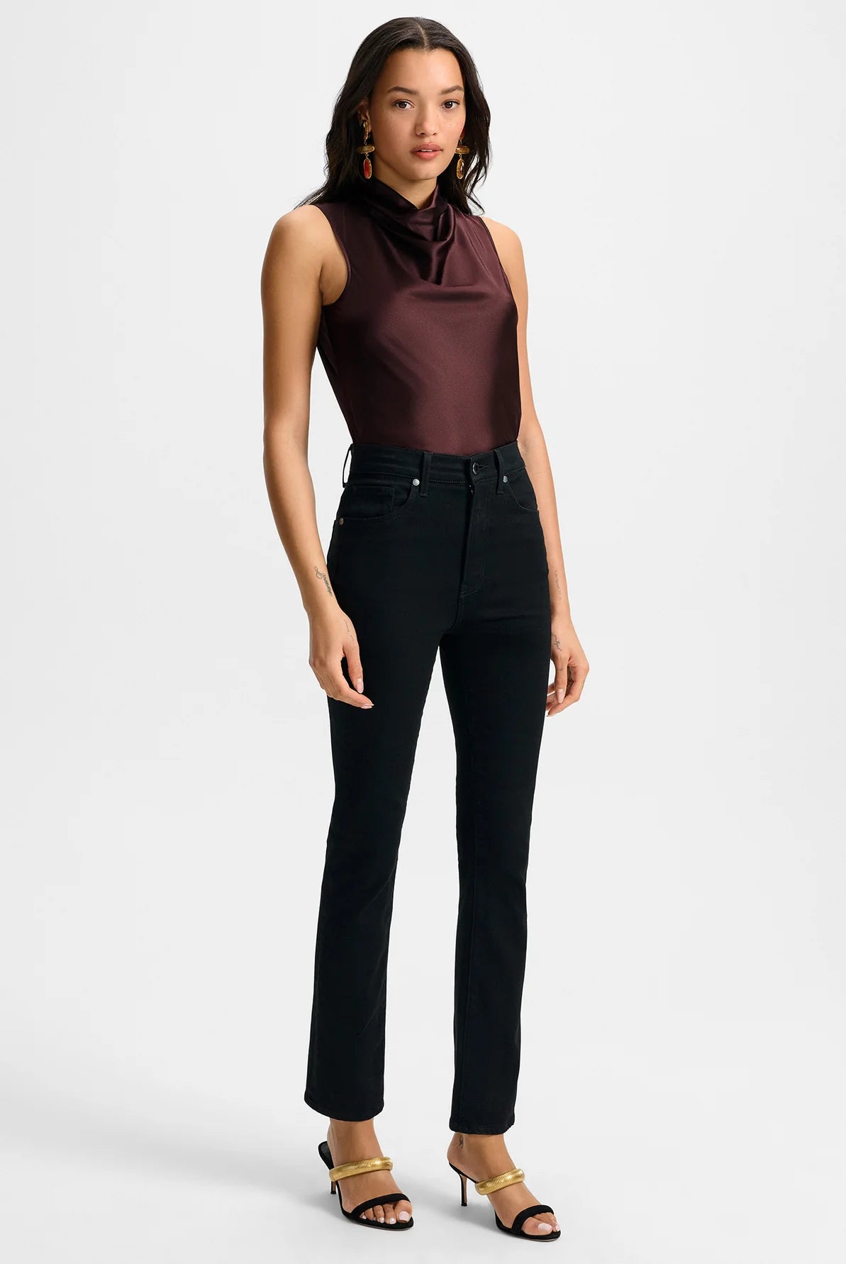 Lydia Ultra-Slim Jean - Onyx by Veronica Beard — view 3