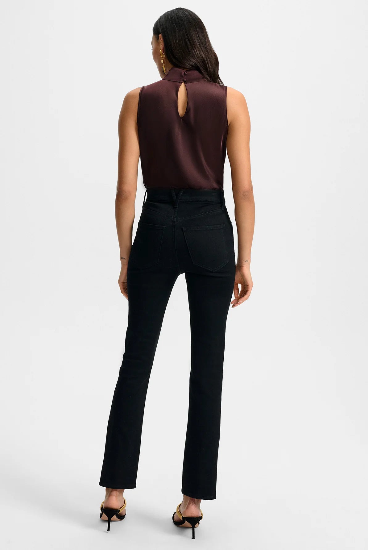 Lydia Ultra-Slim Jean - Onyx by Veronica Beard — view 4