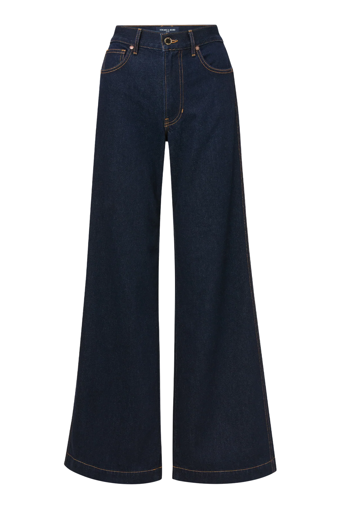 Kasey Wide-Leg Jean - Indigo Rinse by Veronica Beard — view 5