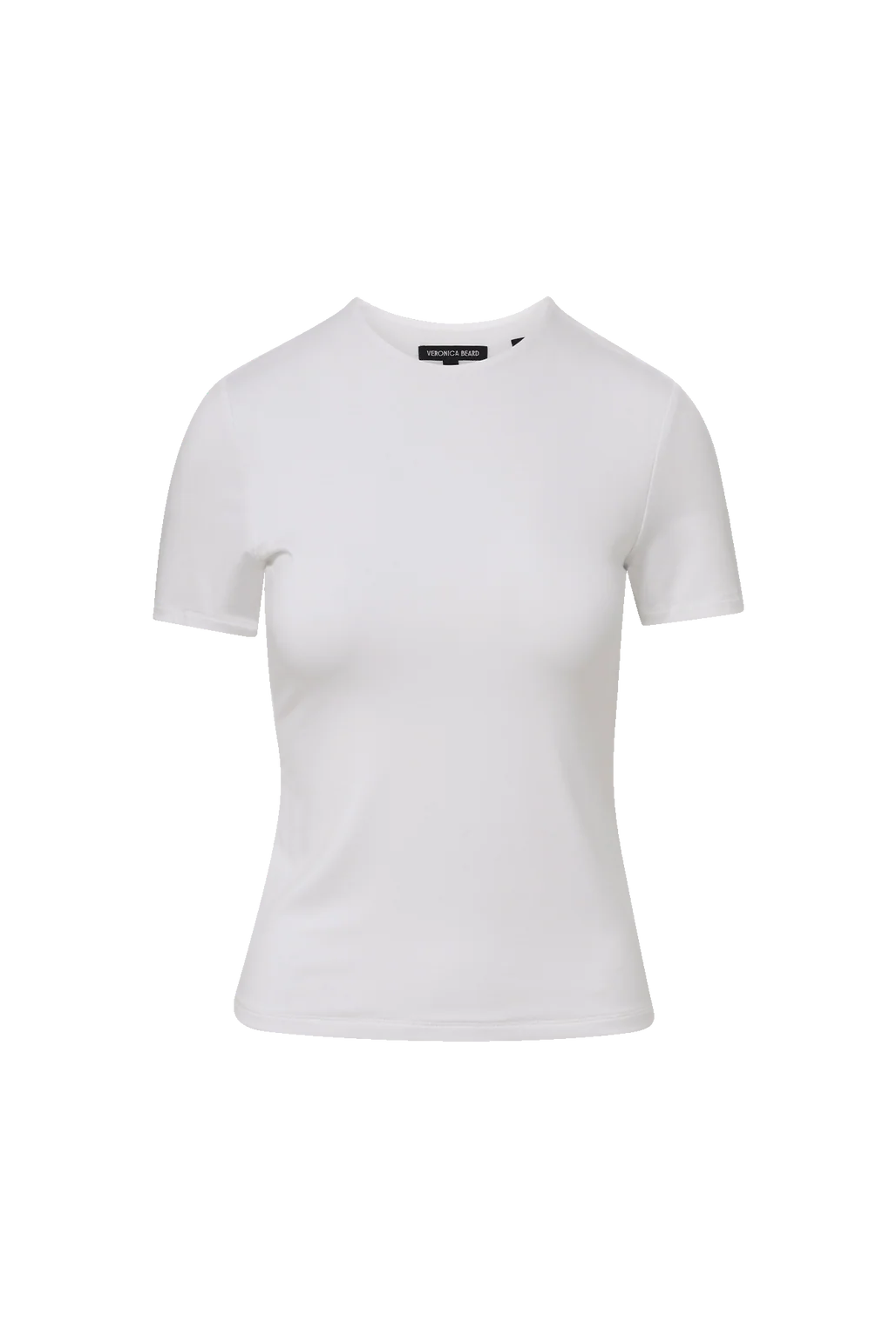 Benedict Crewneck T-Shirt - White by Veronica Beard — view 4
