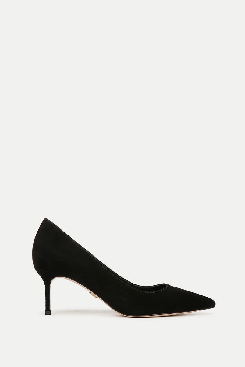 Rita Suede Pump - Black by Veronica Beard | 25 South Boutiques