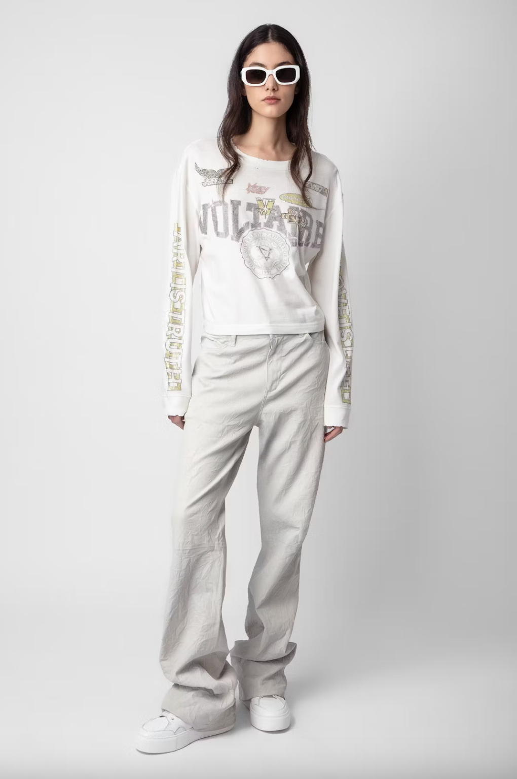 Iona Voltaire Diamanté T-shirt - Judo by Zadig & Voltaire — view 3