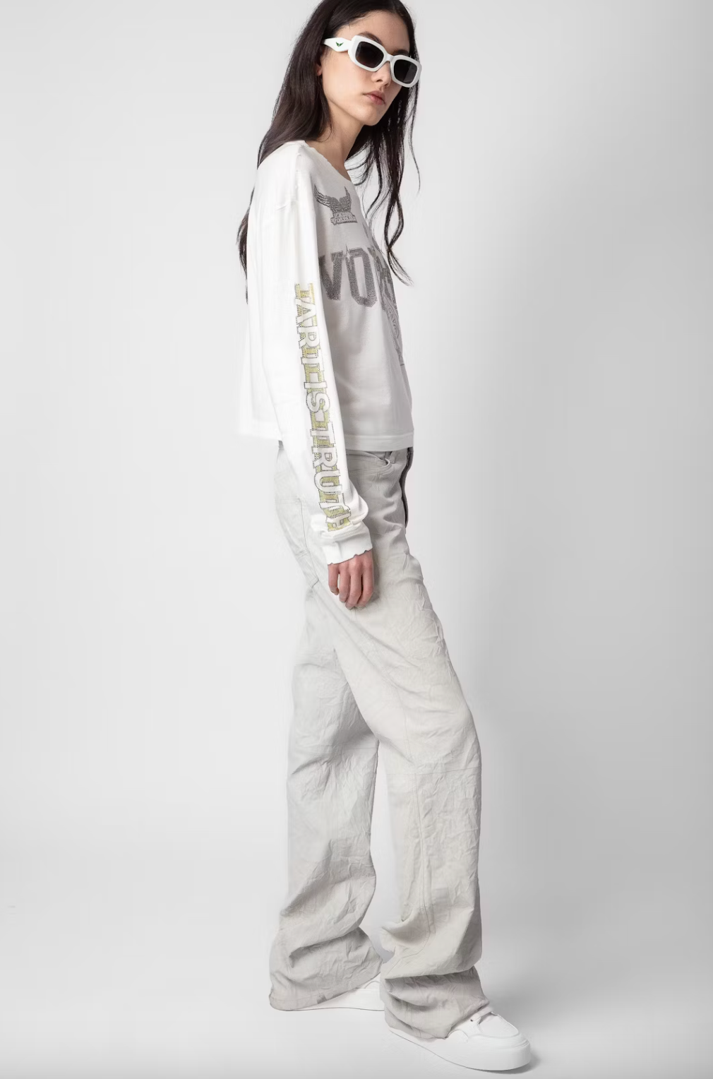 Iona Voltaire Diamanté T-shirt - Judo by Zadig & Voltaire — view 5