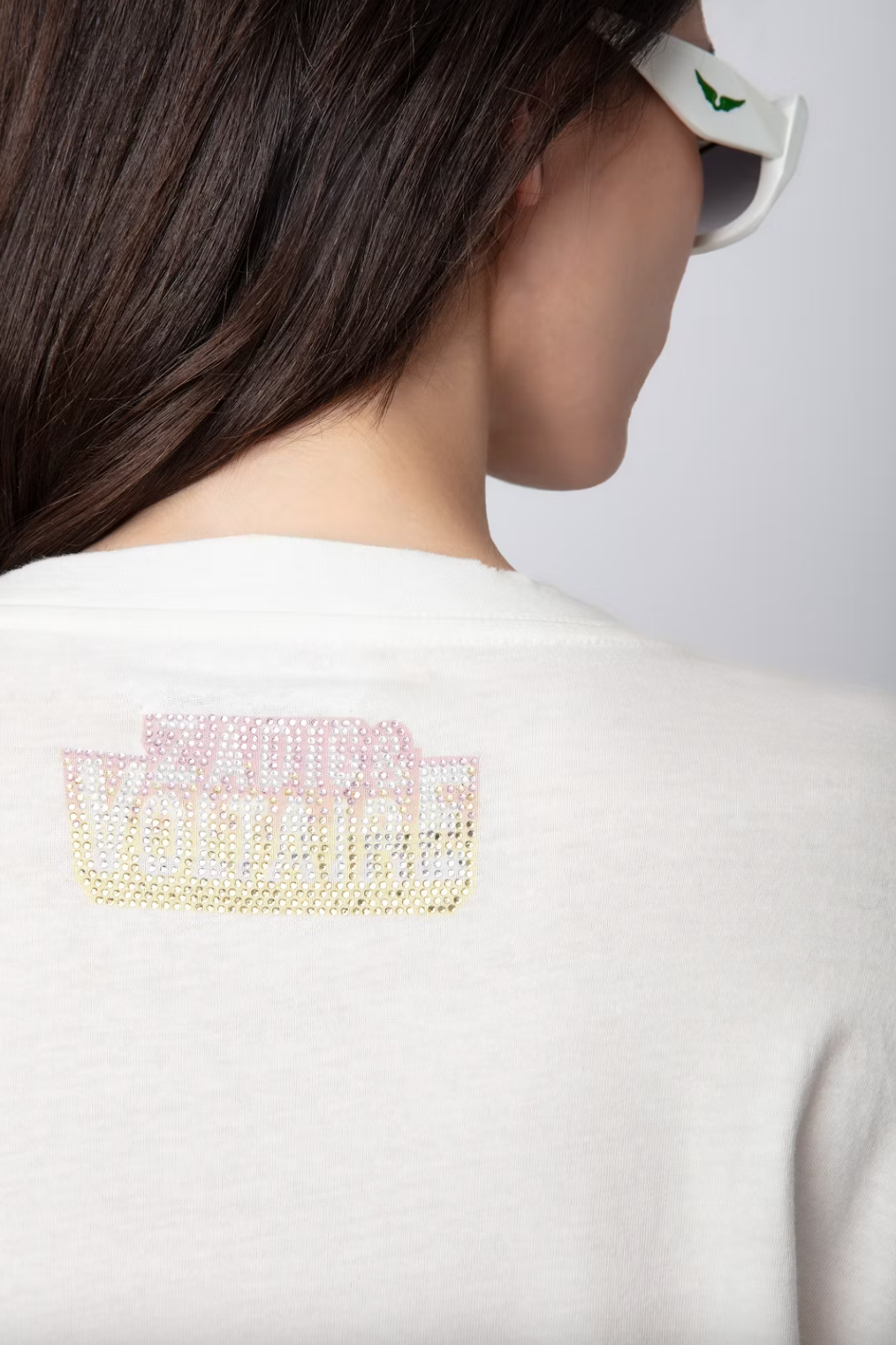 Iona Voltaire Diamanté T-shirt - Judo by Zadig & Voltaire — view 6