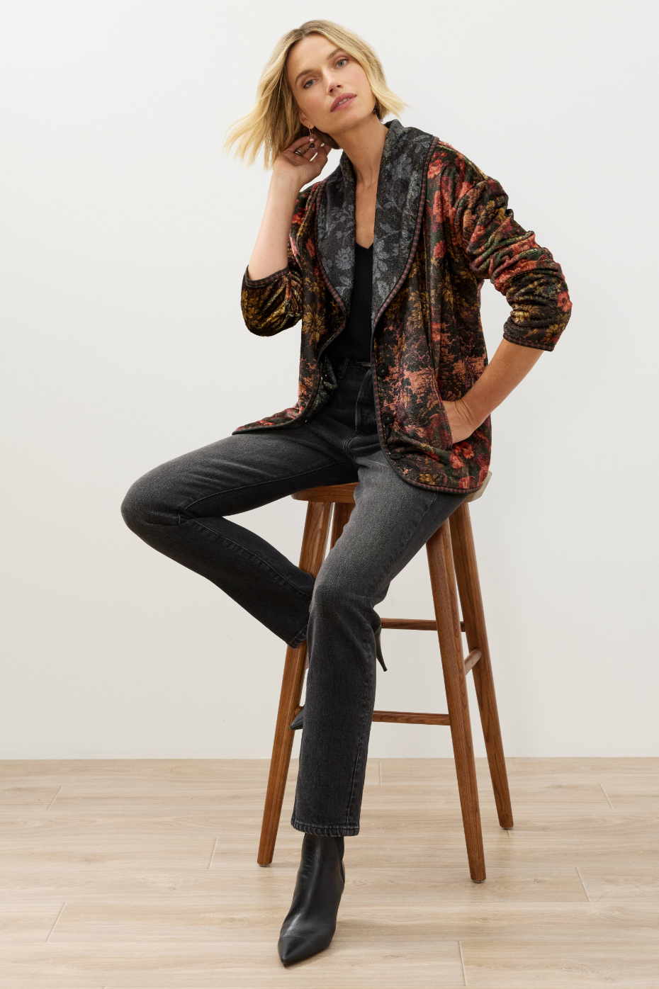 Johnny Was Ymelda Sherpa Jacket - Gura, view 5