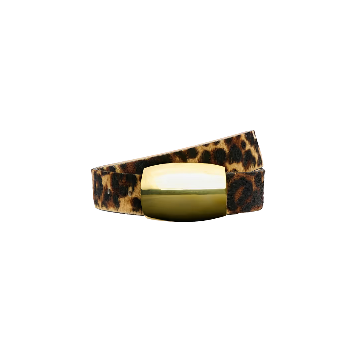 L'AGENCE Milou Belt - Leopard Calfhair