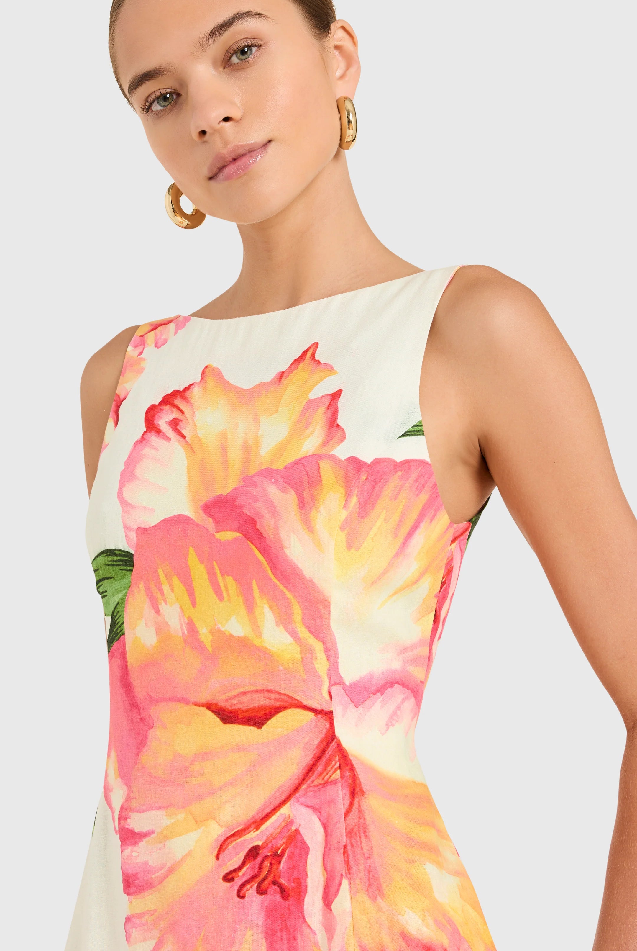 Francie Romper - Hibiscus by Amanda Uprichard — alternate view