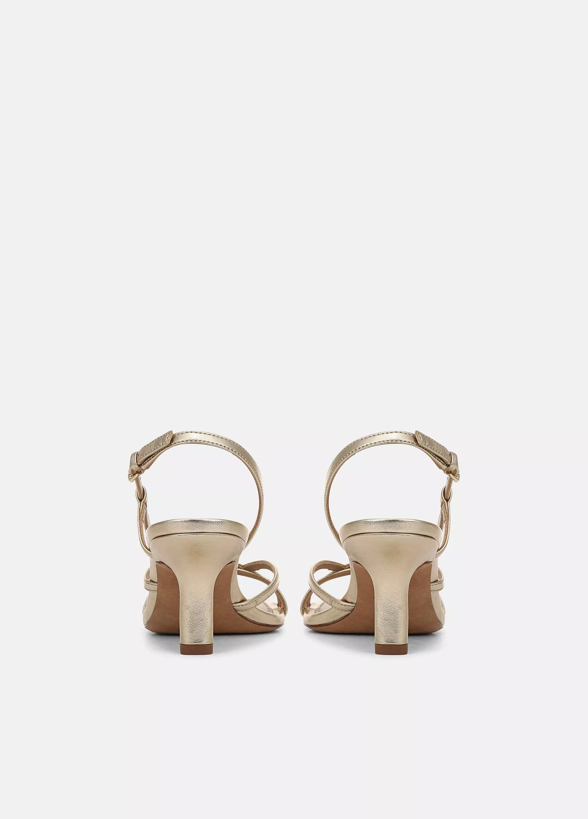 Lillian Leather Slingback Sandal - Champagne by Vince — view 3