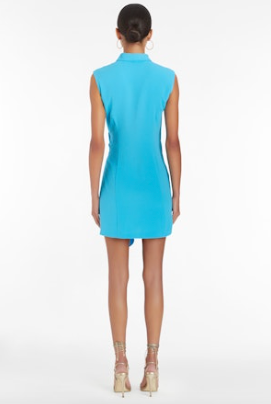 Clara Dress - Safari Blue by Amanda Uprichard — view 4