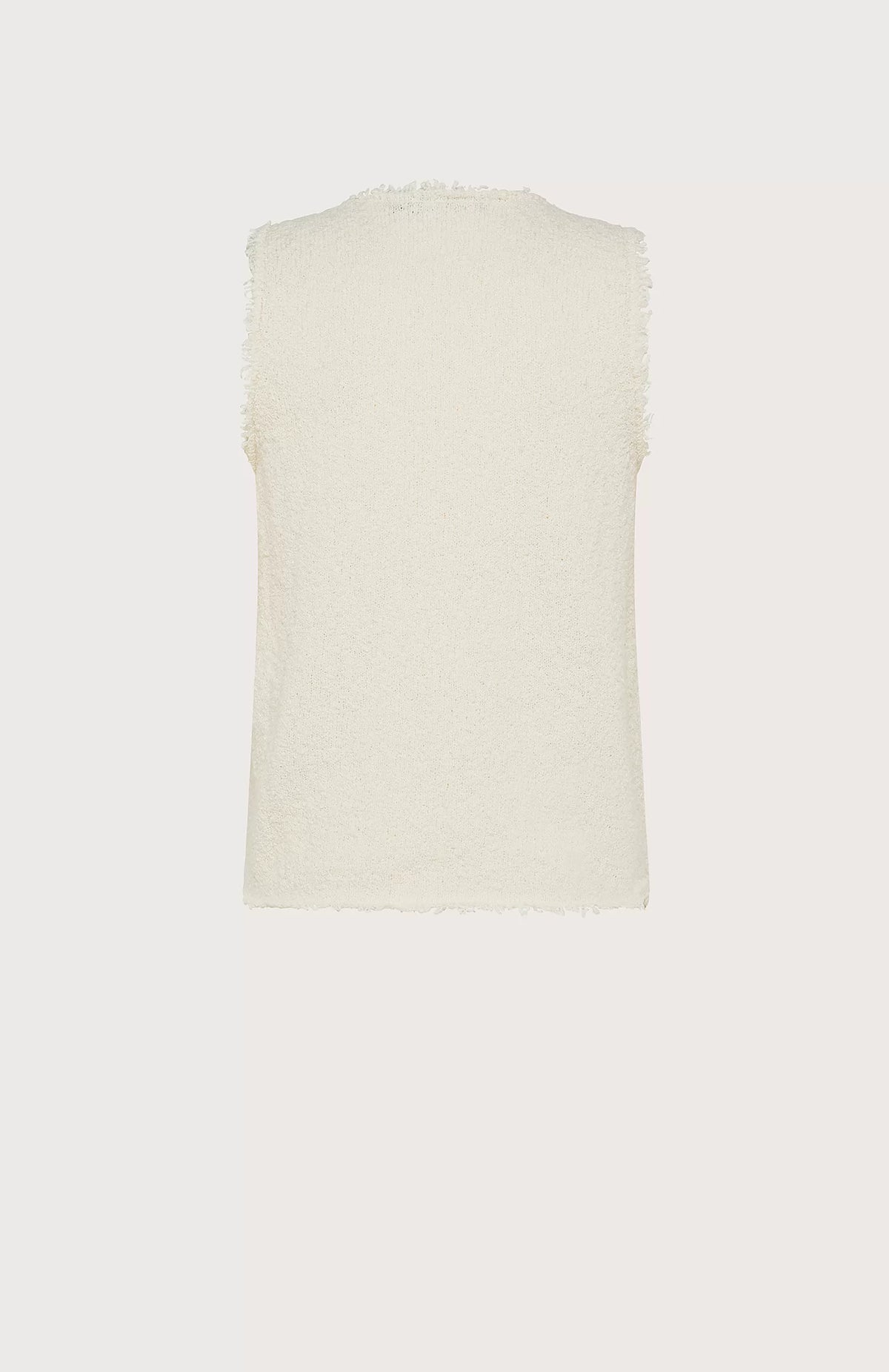 Tricot Tank Top - Panna by Seventy Venezia — view 4