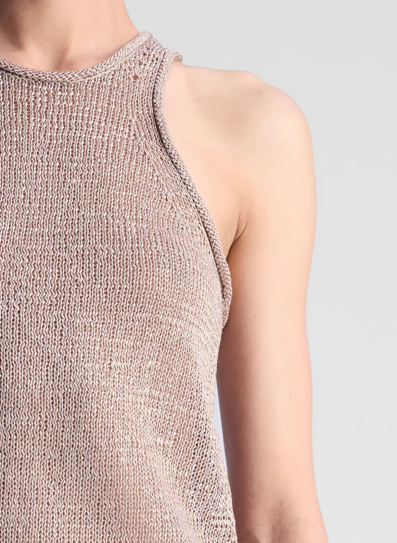Nelly Open Knit Tank - Sand by A.L.C — alternate view