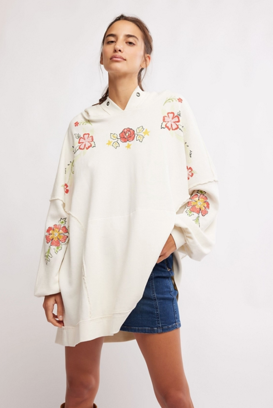 Graphic We Hoodie - Ivory by Free People | 25 South Boutiques