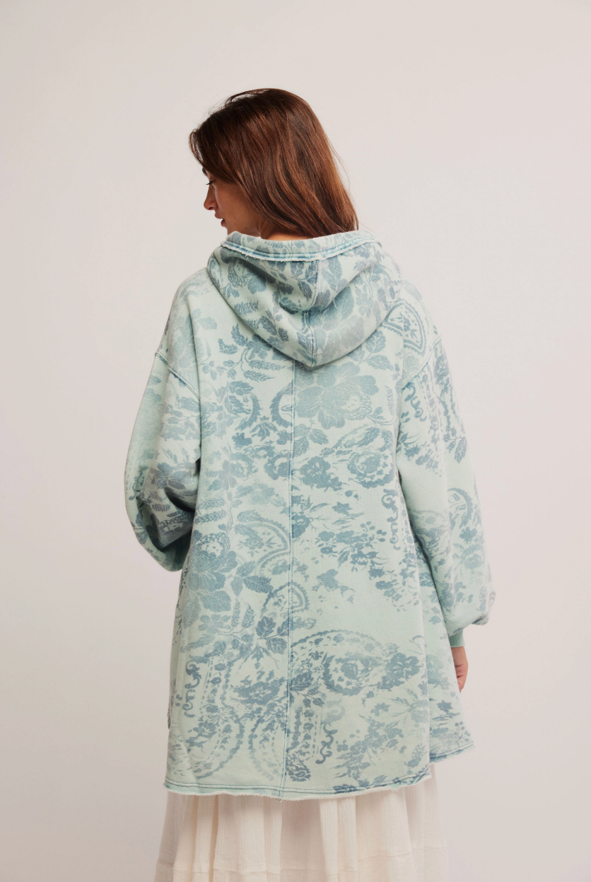 Magpie Sweatshirt - Ice Combo by Free People — view 3