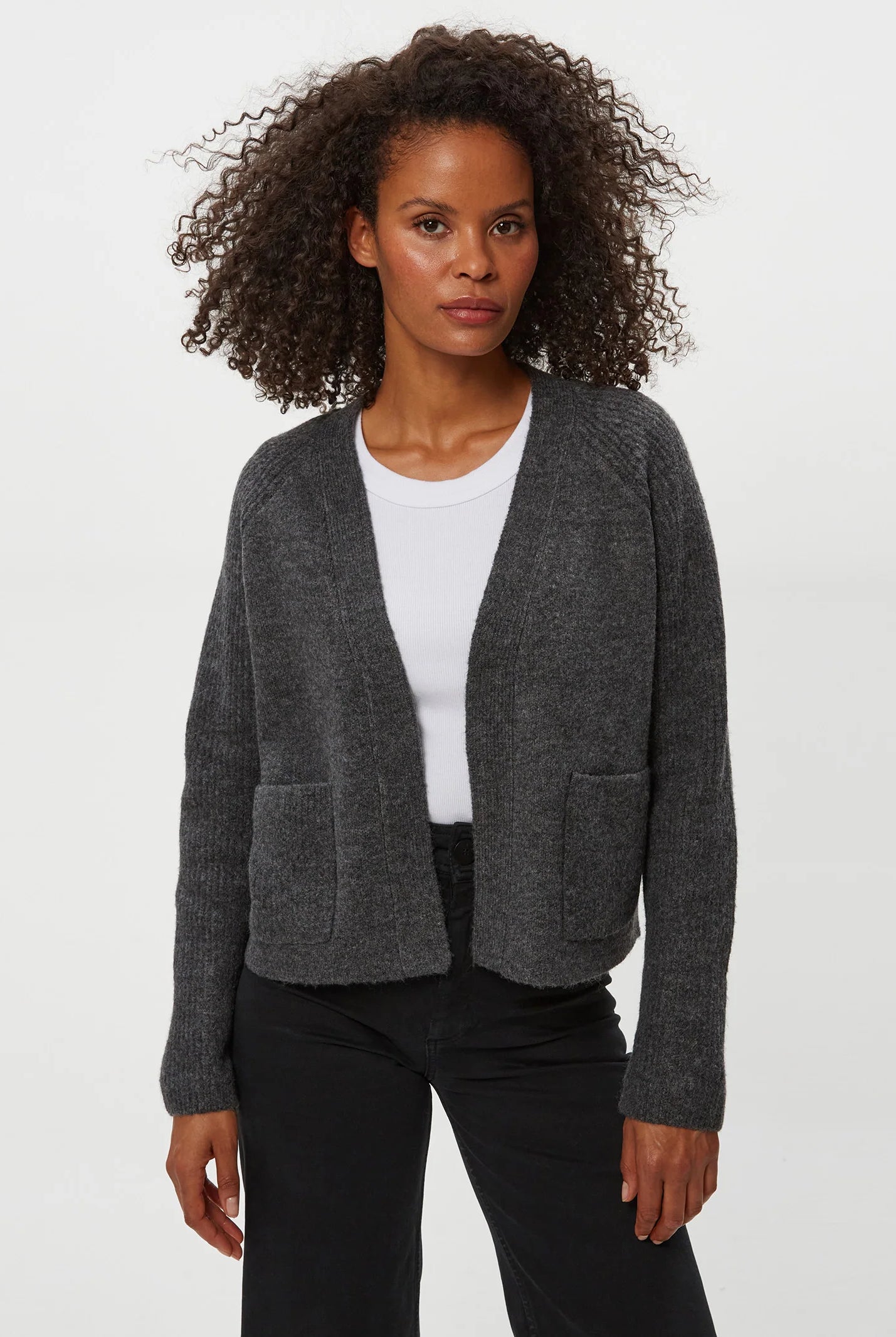 Drea Cardigan - Charcoal by Michael Stars | 25 South Boutiques