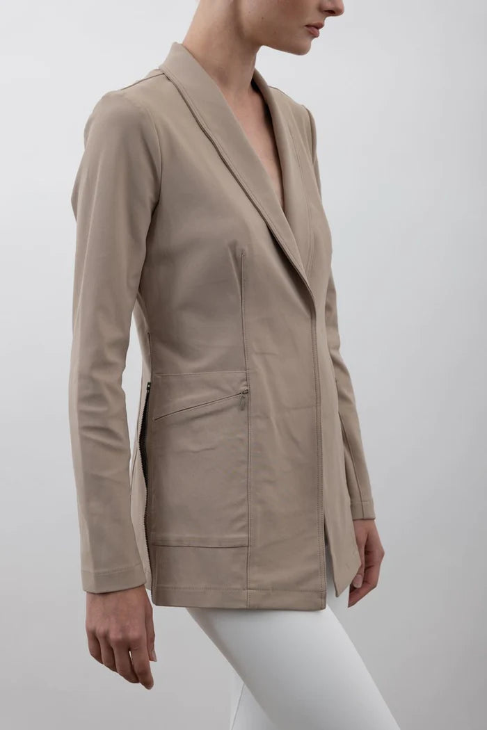 Valbella Tech Stretch Blazer - Desert by Elaine Kim — alternate view