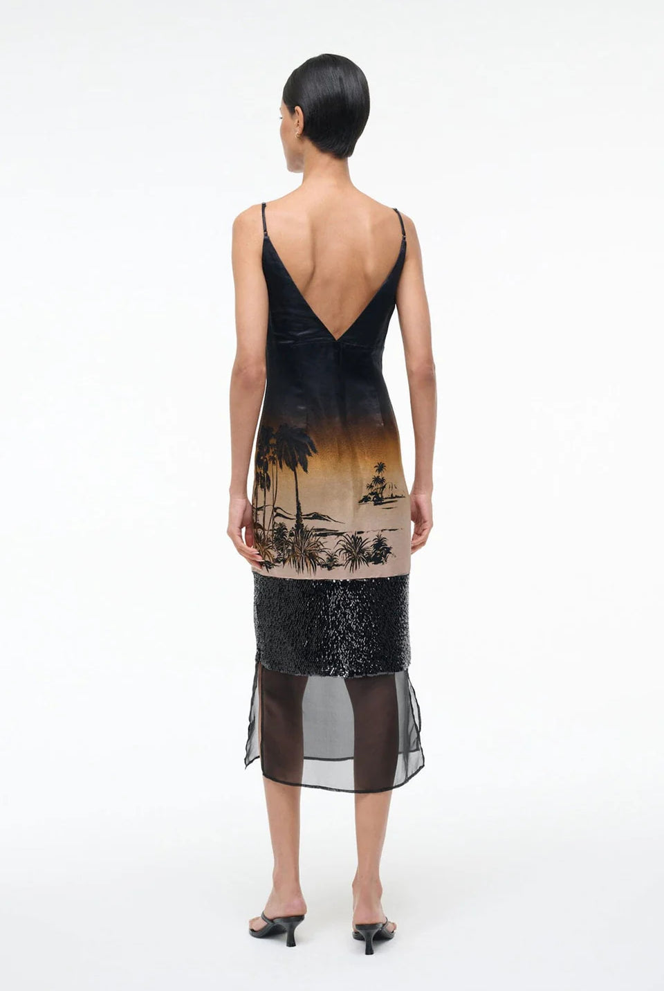 Nalu Dress - California Nights by STAUD — view 3
