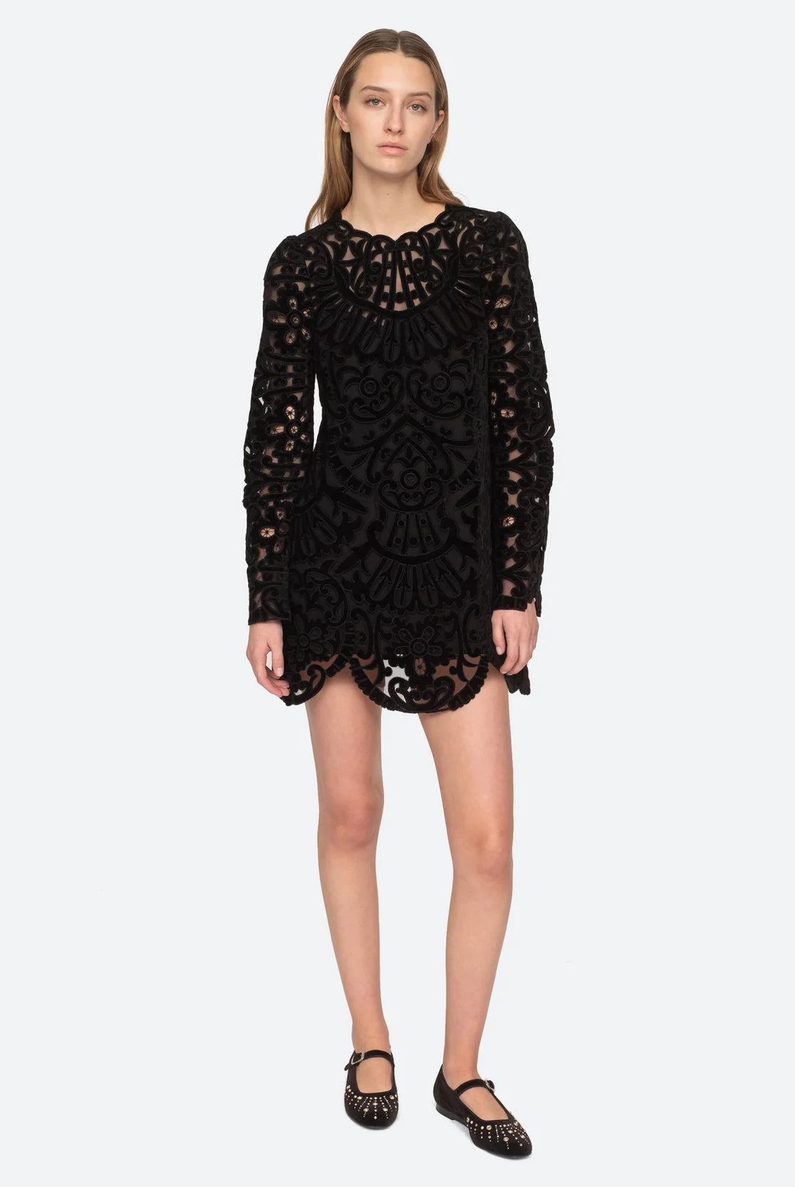 Dana Long Sleeve Dress - Black by Sea NY | 25 South Boutiques