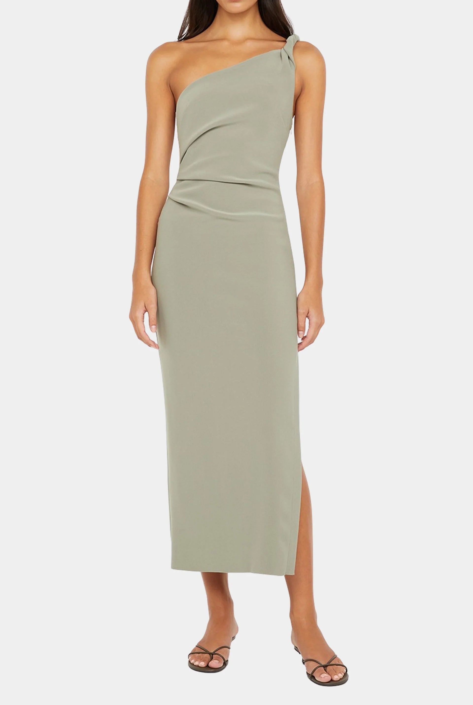 Ariven Asym Midi Dress - Sage by Bec & Bridge | 25 South Boutiques