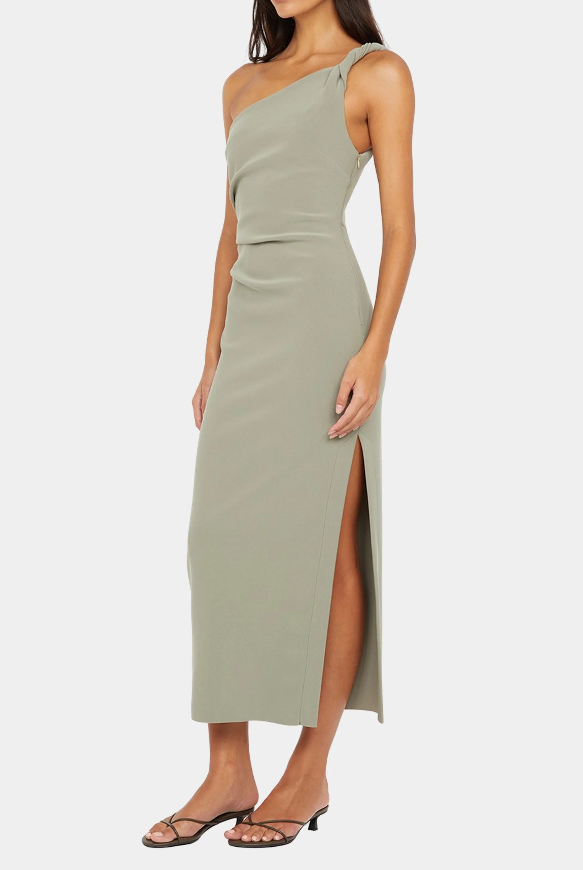 Ariven Asym Midi Dress - Sage by Bec & Bridge — alternate view