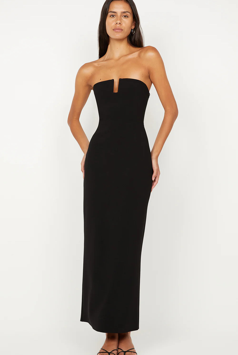 Rafi Strapless Dress - Black by Bec & Bridge — alternate view