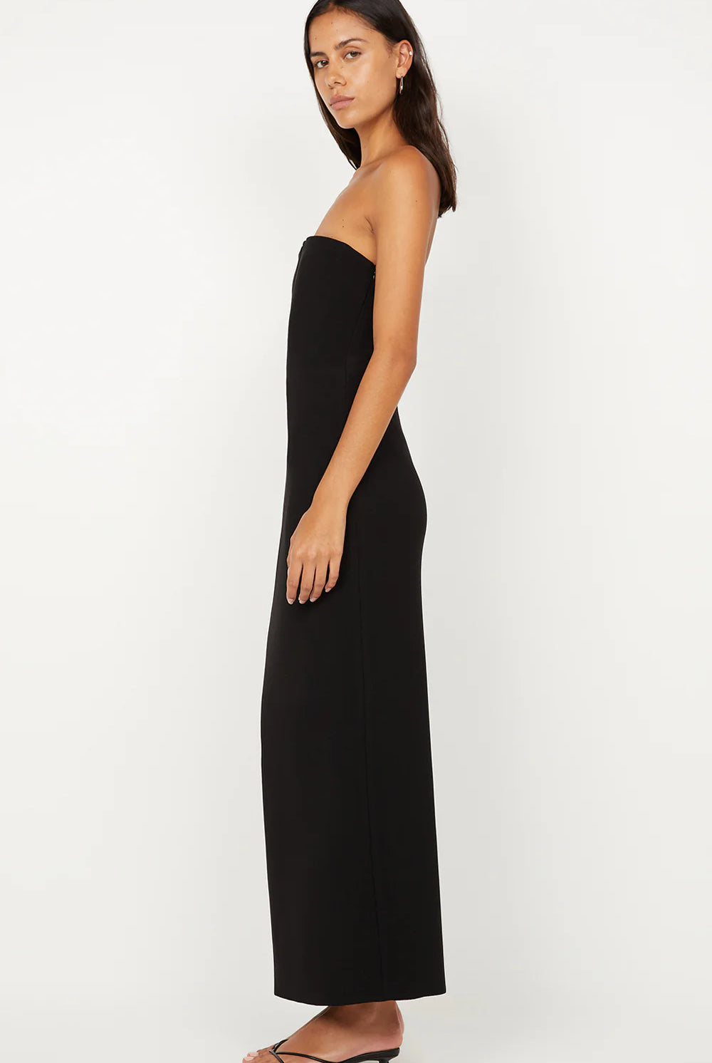 Rafi Strapless Dress - Black by Bec & Bridge — view 4