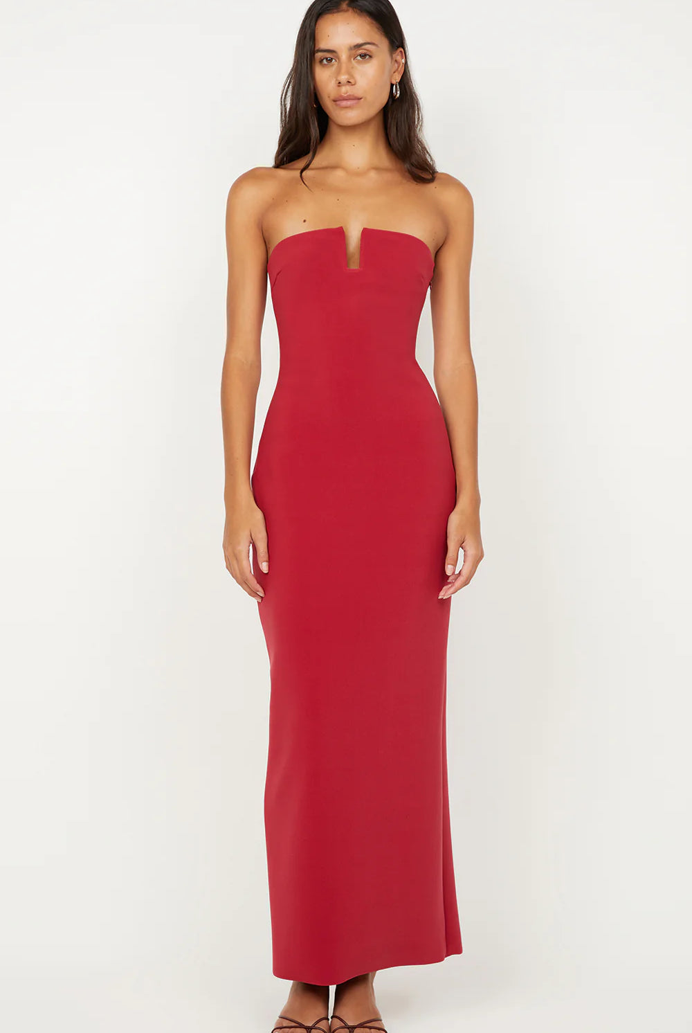 Rafi Strapless Dress - Cherry by Bec & Bridge | 25 South Boutiques