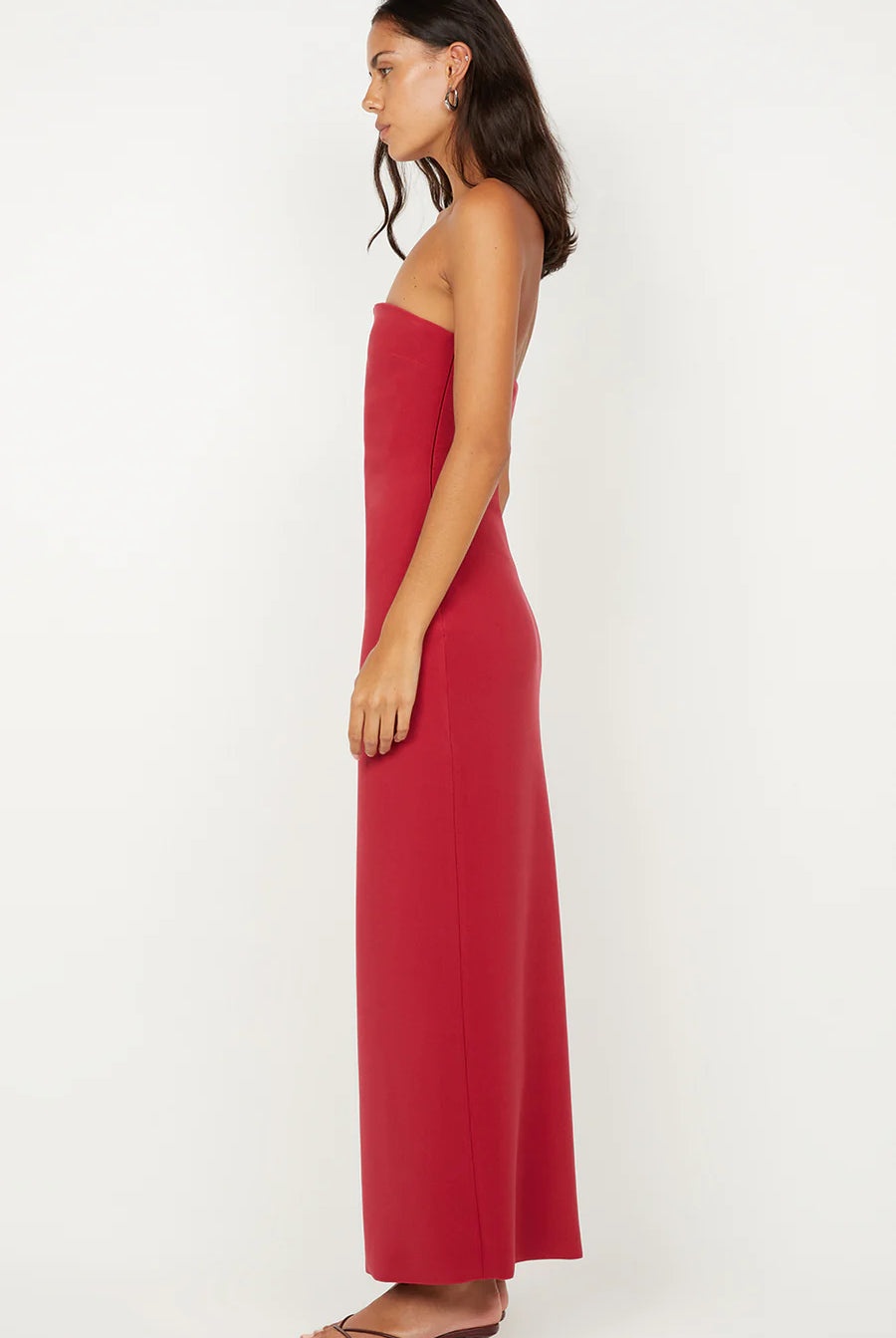 Rafi Strapless Dress - Cherry by Bec & Bridge — view 3