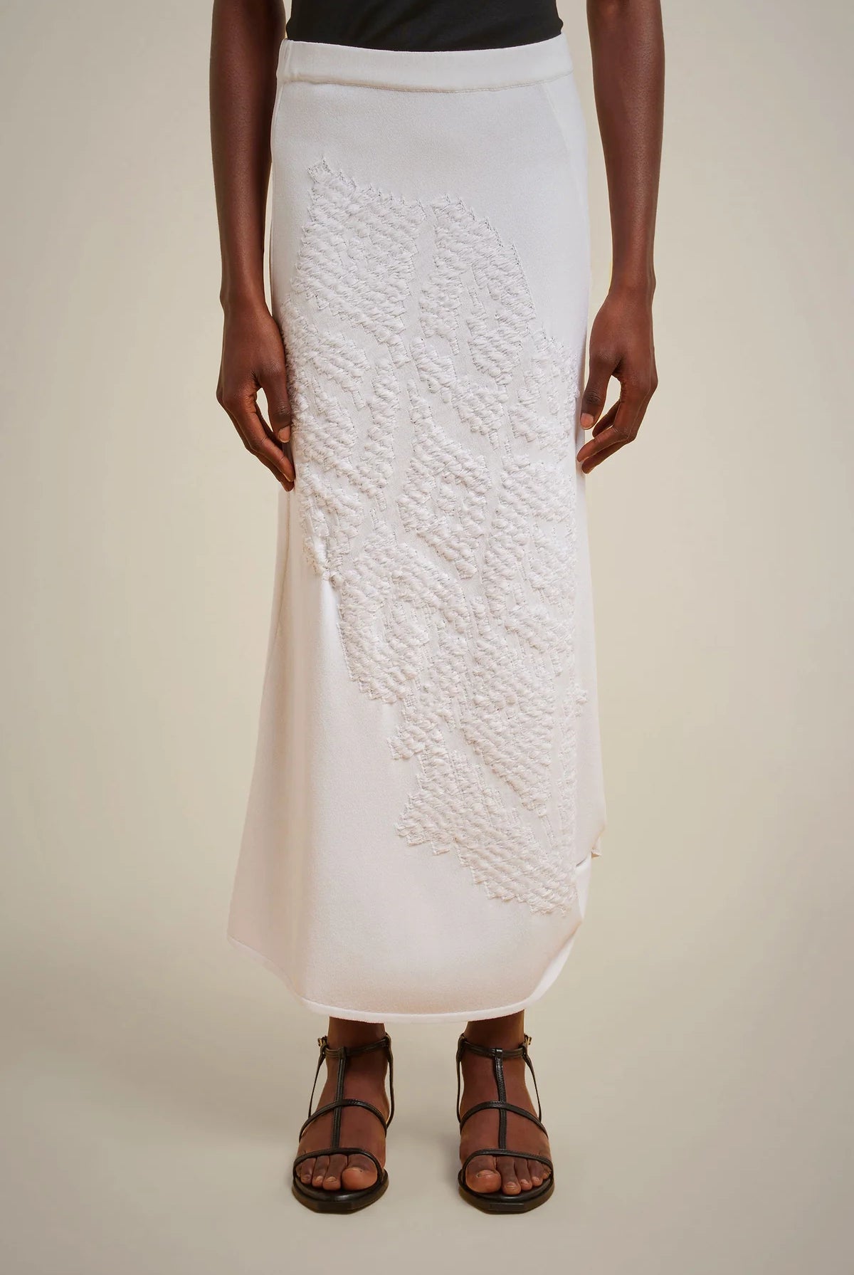 Woven Skirt - White by Liviana Conti — alternate view