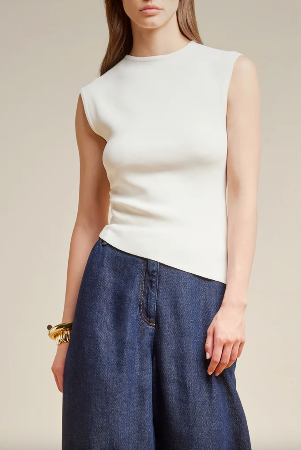 Asymmetric Top - Pumice by Liviana Conti | 25 South Boutiques
