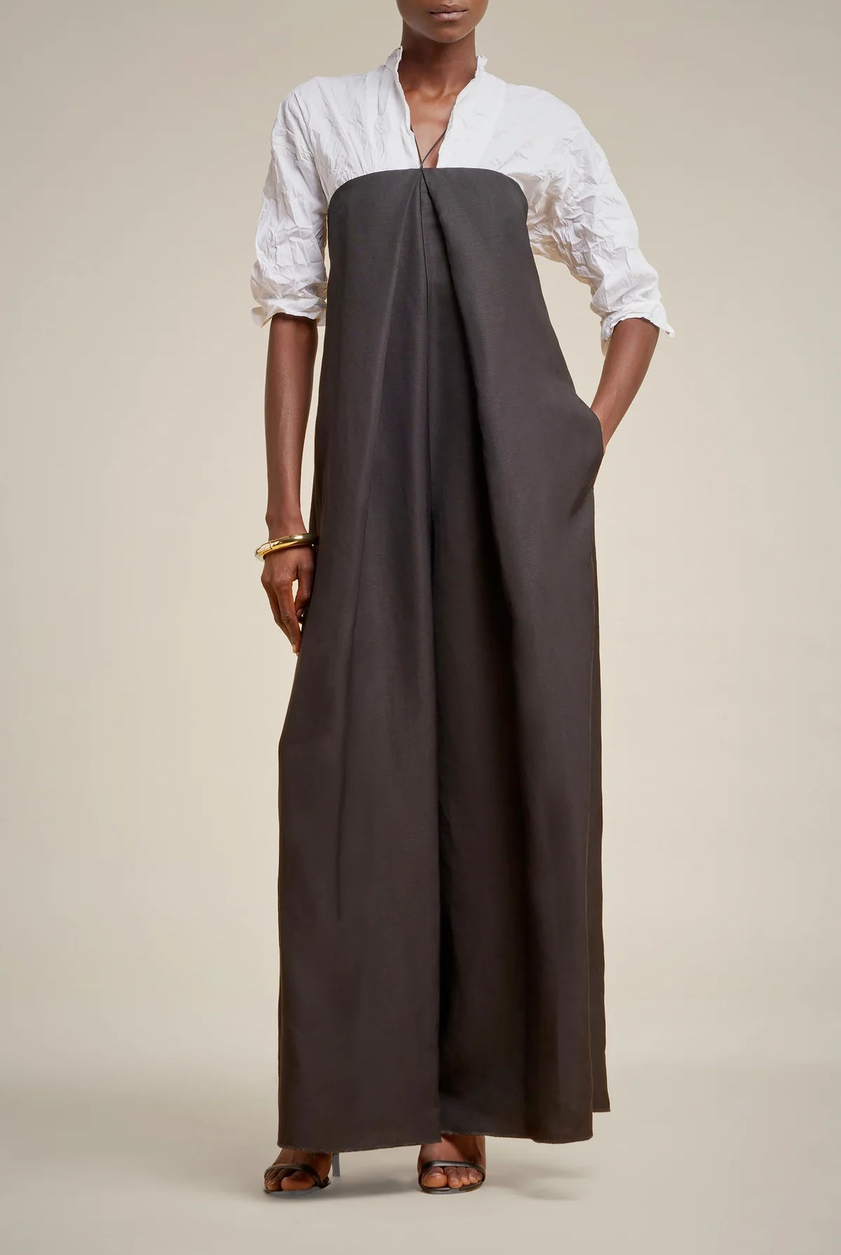 Bandeau Jumpsuit - Black by Liviana Conti — view 4
