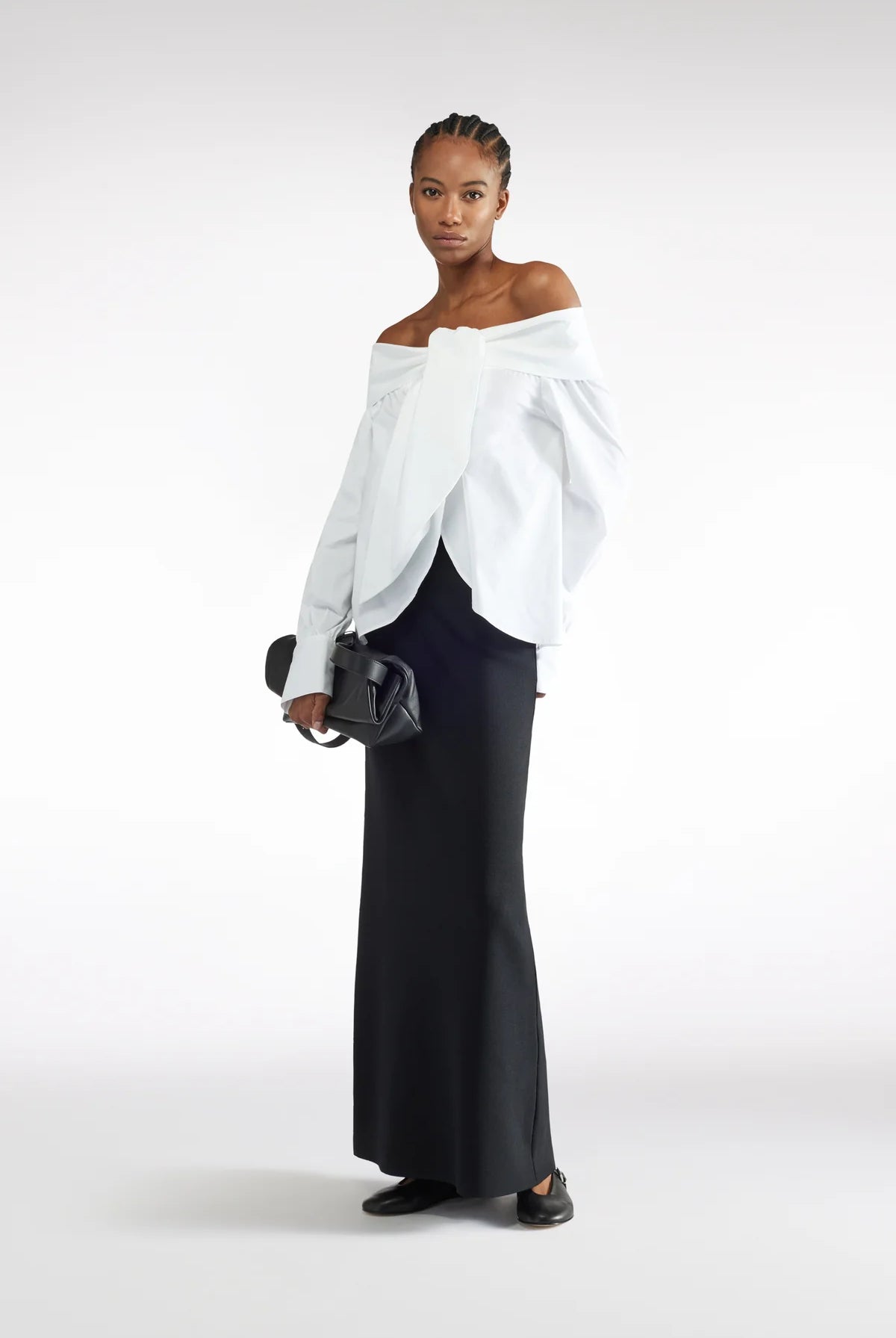 Off Shoulder Blouse - White by Liviana Conti — alternate view