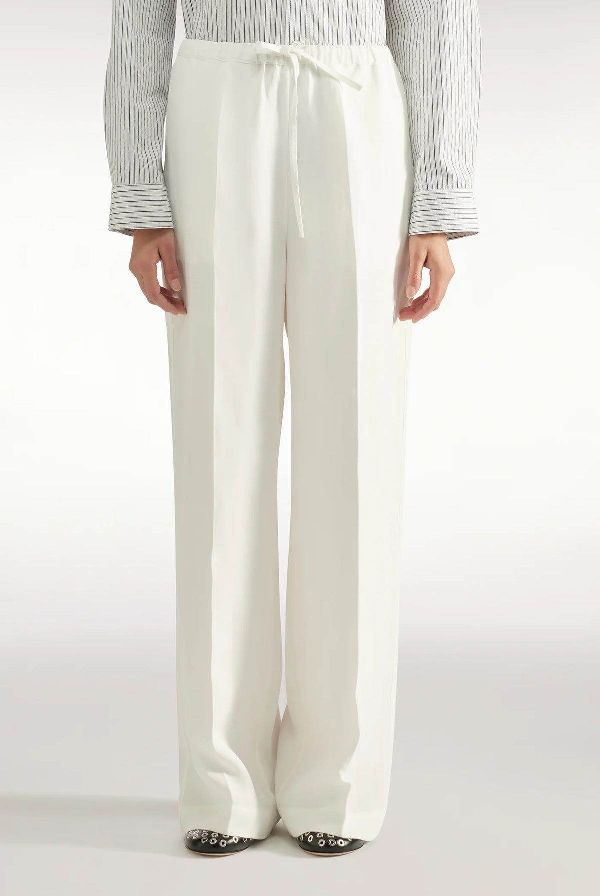 Jasmine Pants - White by Liviana Conti — alternate view