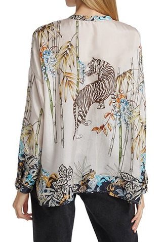 Shining Agatha Button Down - Multi by Johnny Was — alternate view