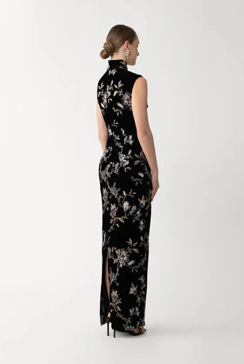 Liliana Velvet Dress - Black by Sau Lee — view 3