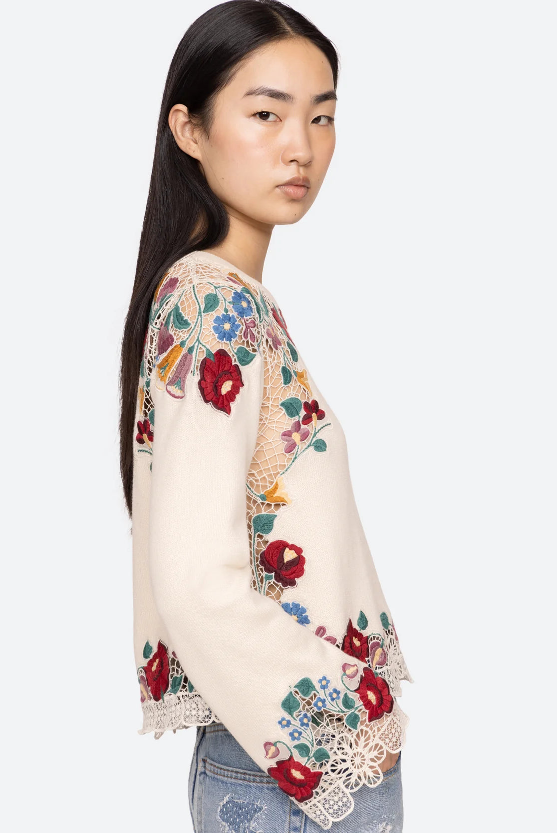 Katharine Sweater - Cream by Sea NY — view 3