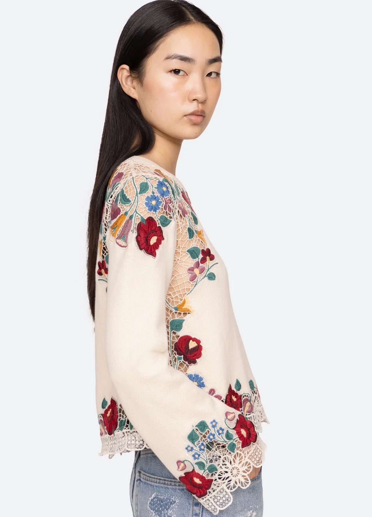 Katharine Sweater - Cream by Sea NY — view 3