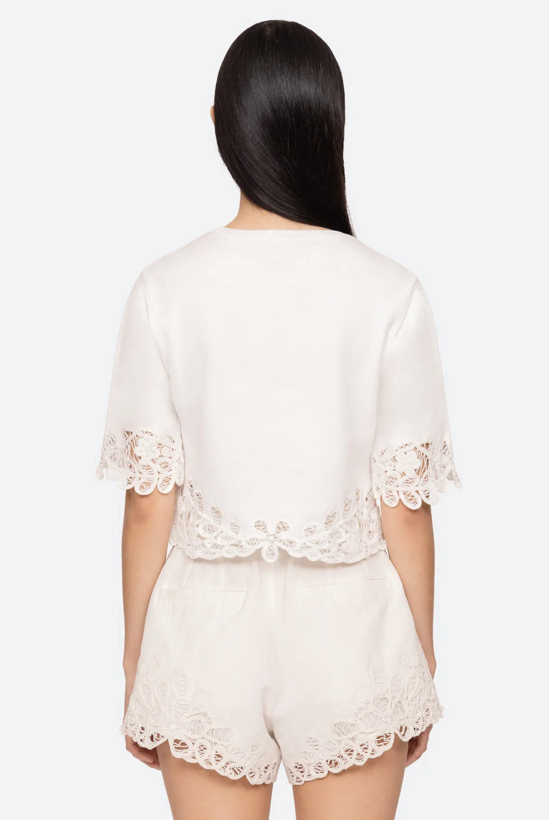 Elke Sweater - White by Sea NY — alternate view