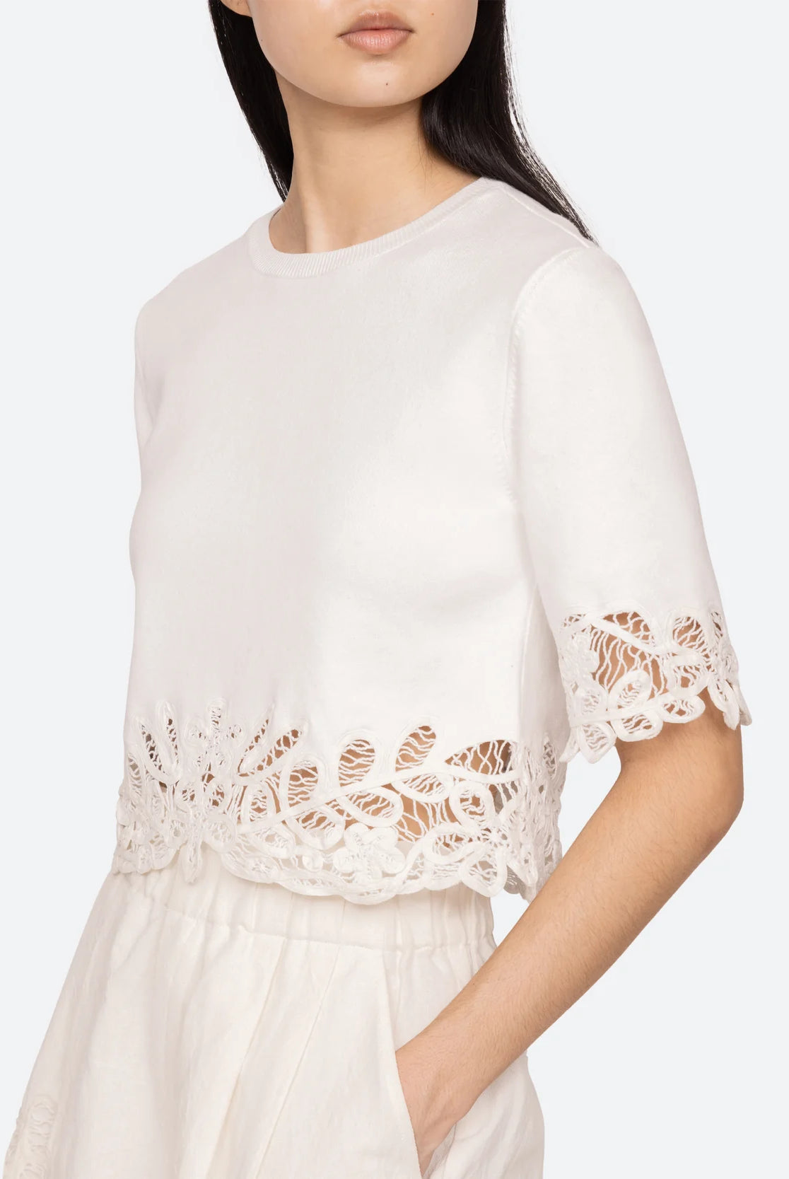 Elke Sweater - White by Sea NY — view 4