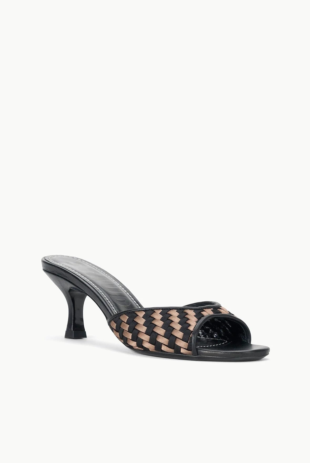 Brigitte Mule - Black Woven by STAUD — alternate view