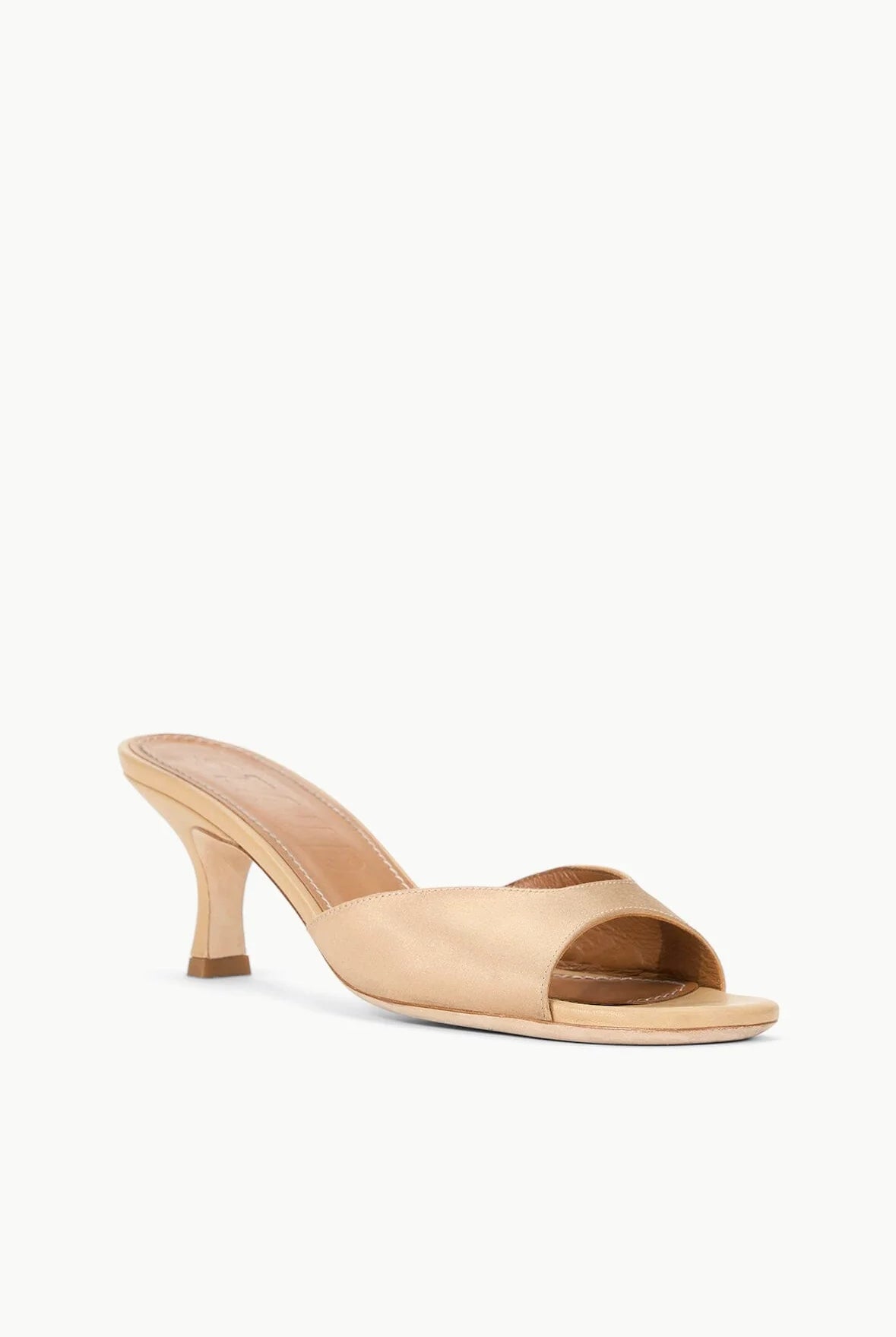 Brigitte Mule - Satin Camel by STAUD — alternate view