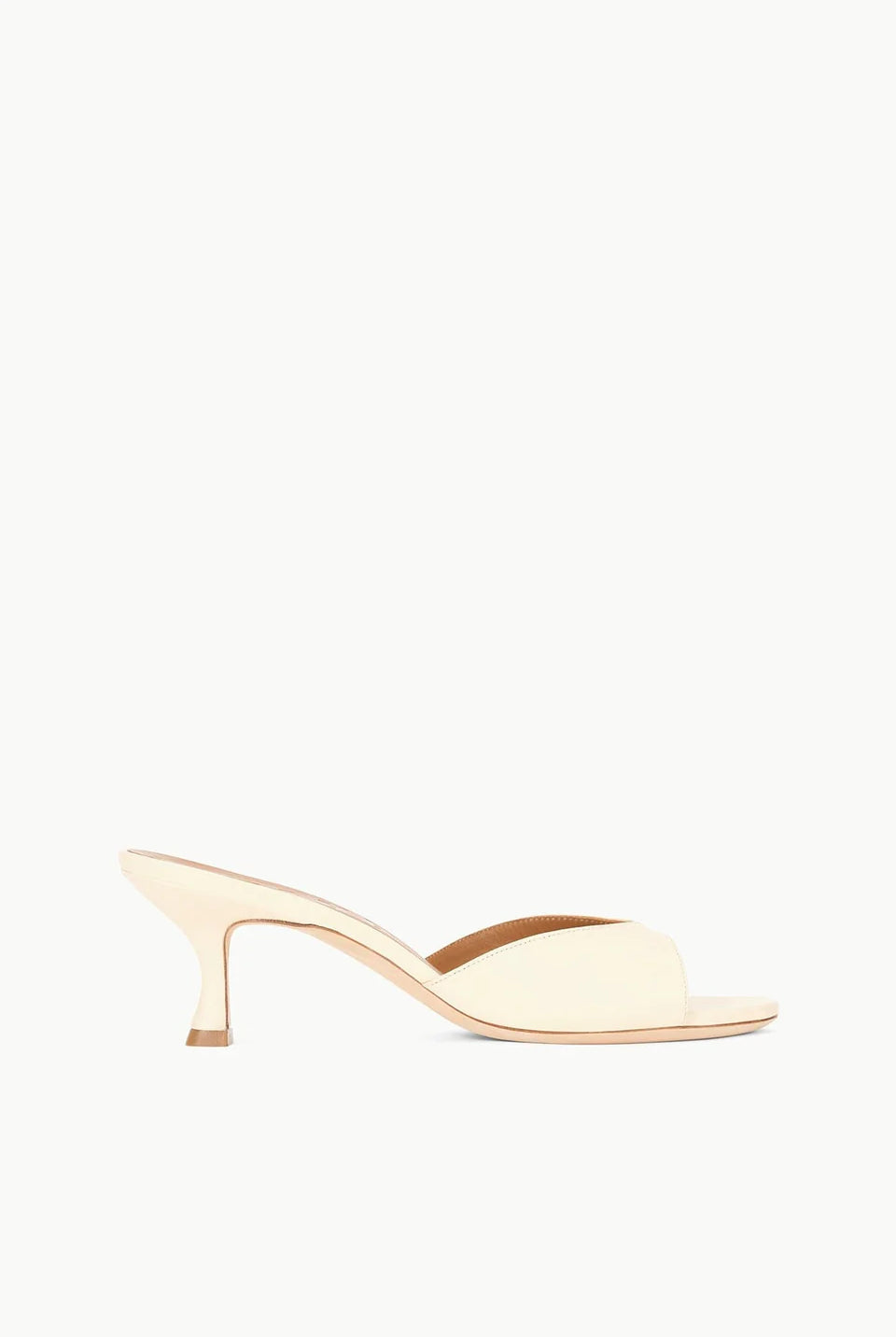 Brigitte Leather Mule - Cream by STAUD | 25 South Boutiques