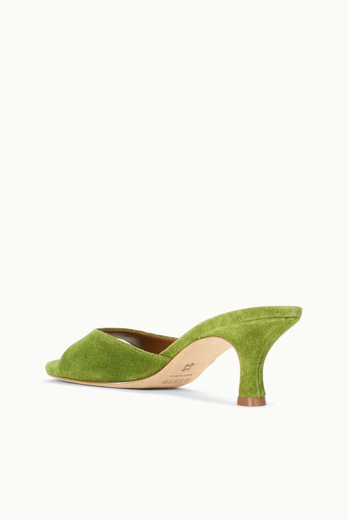 Brigitte Mule - Meadow Suede by STAUD — view 4