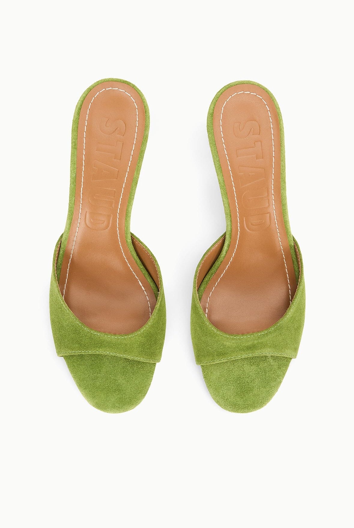 Brigitte Mule - Meadow Suede by STAUD — view 6