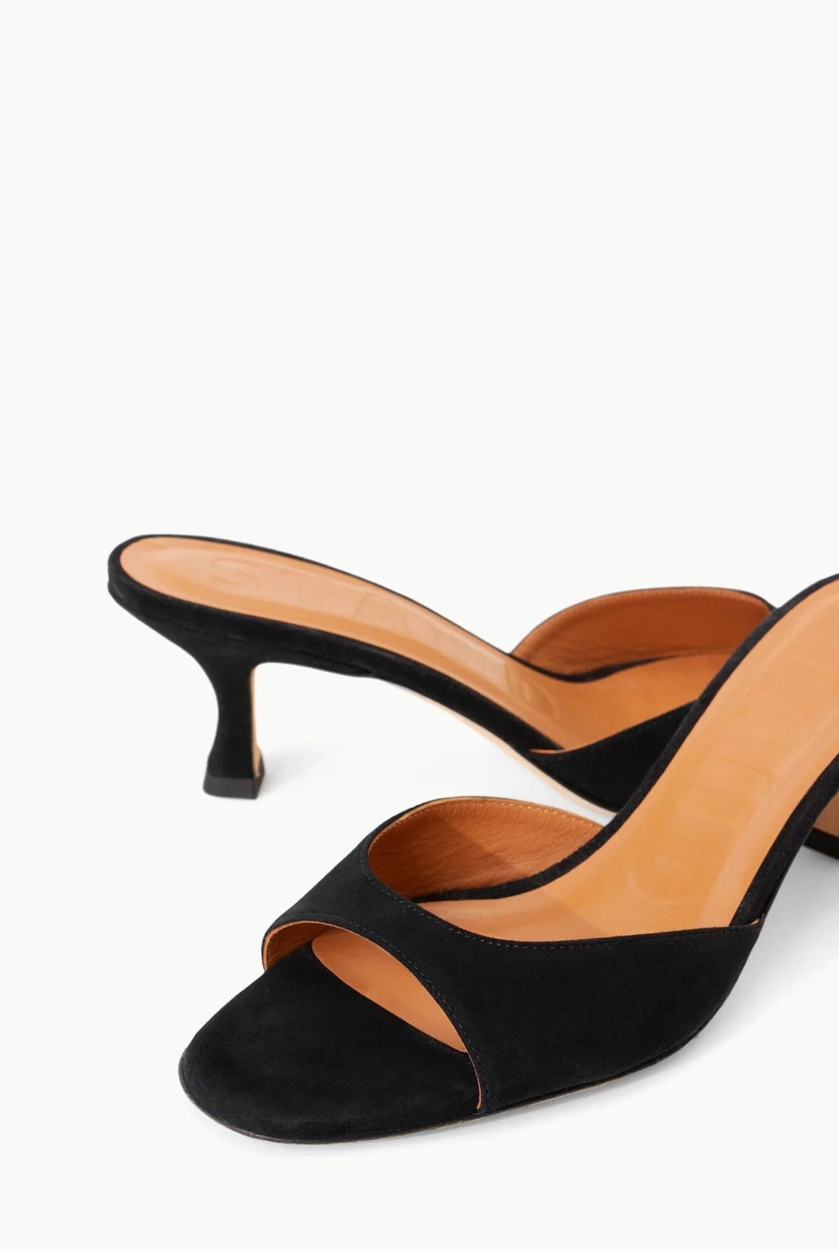 Brigitte Mule - Black Suede by STAUD — view 5
