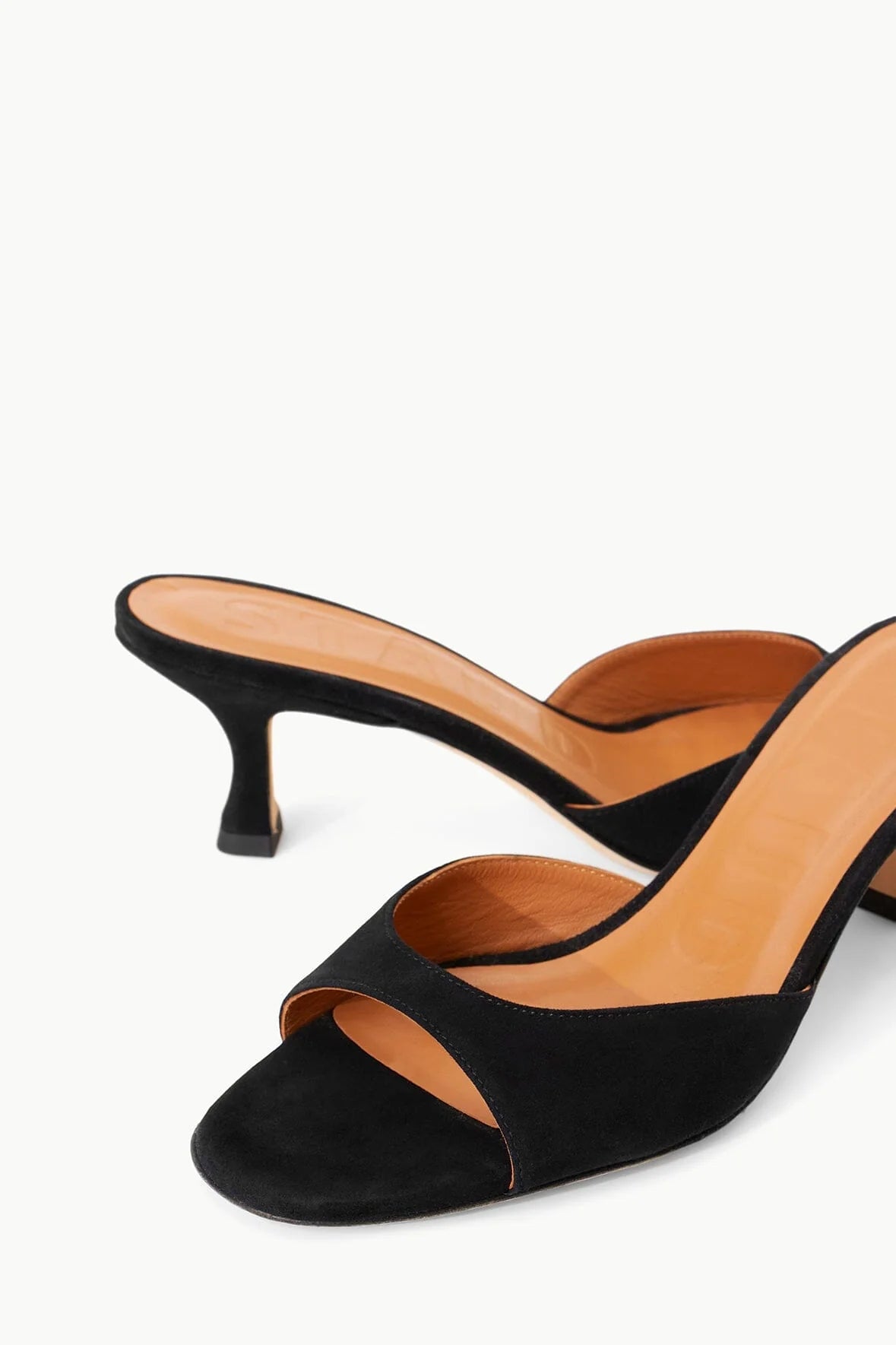 Brigitte Mule - Black Suede by STAUD — view 5