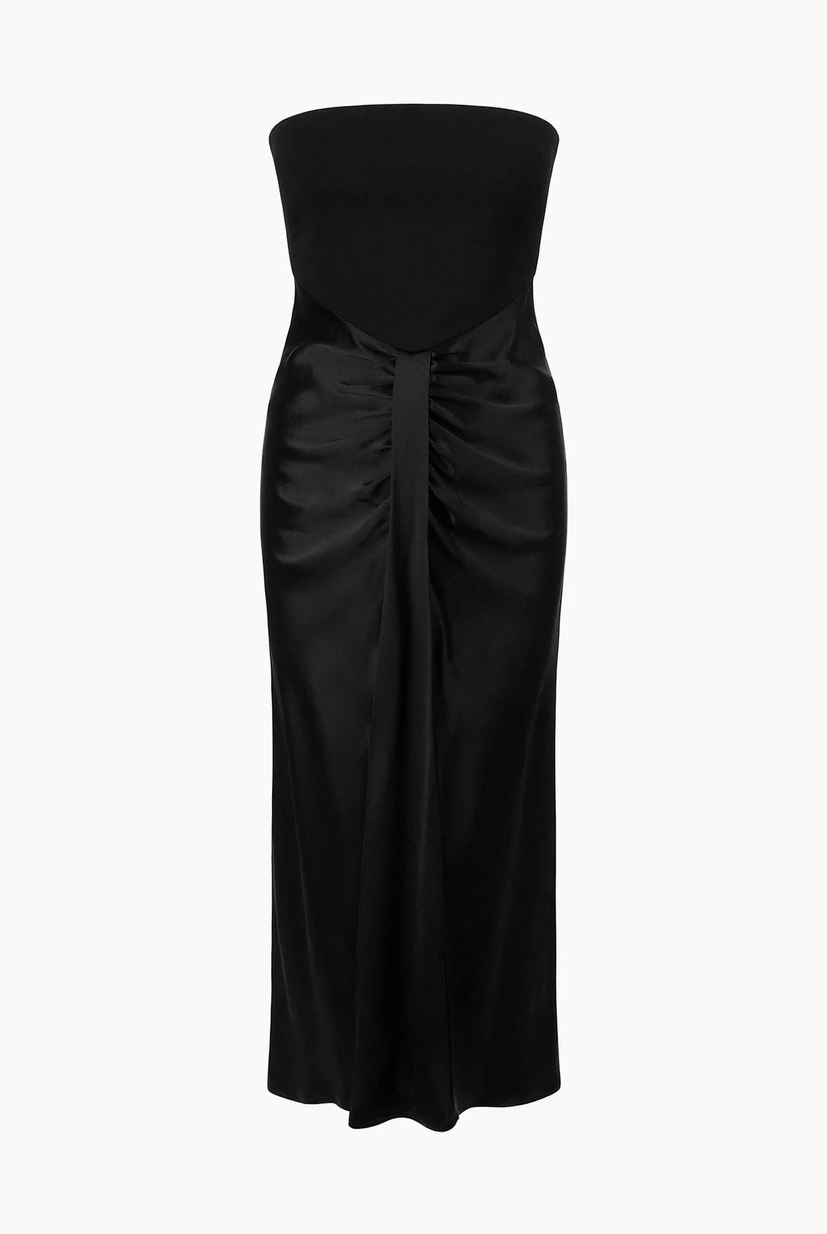 Midi Wayfaring Dress - Black by STAUD — view 5