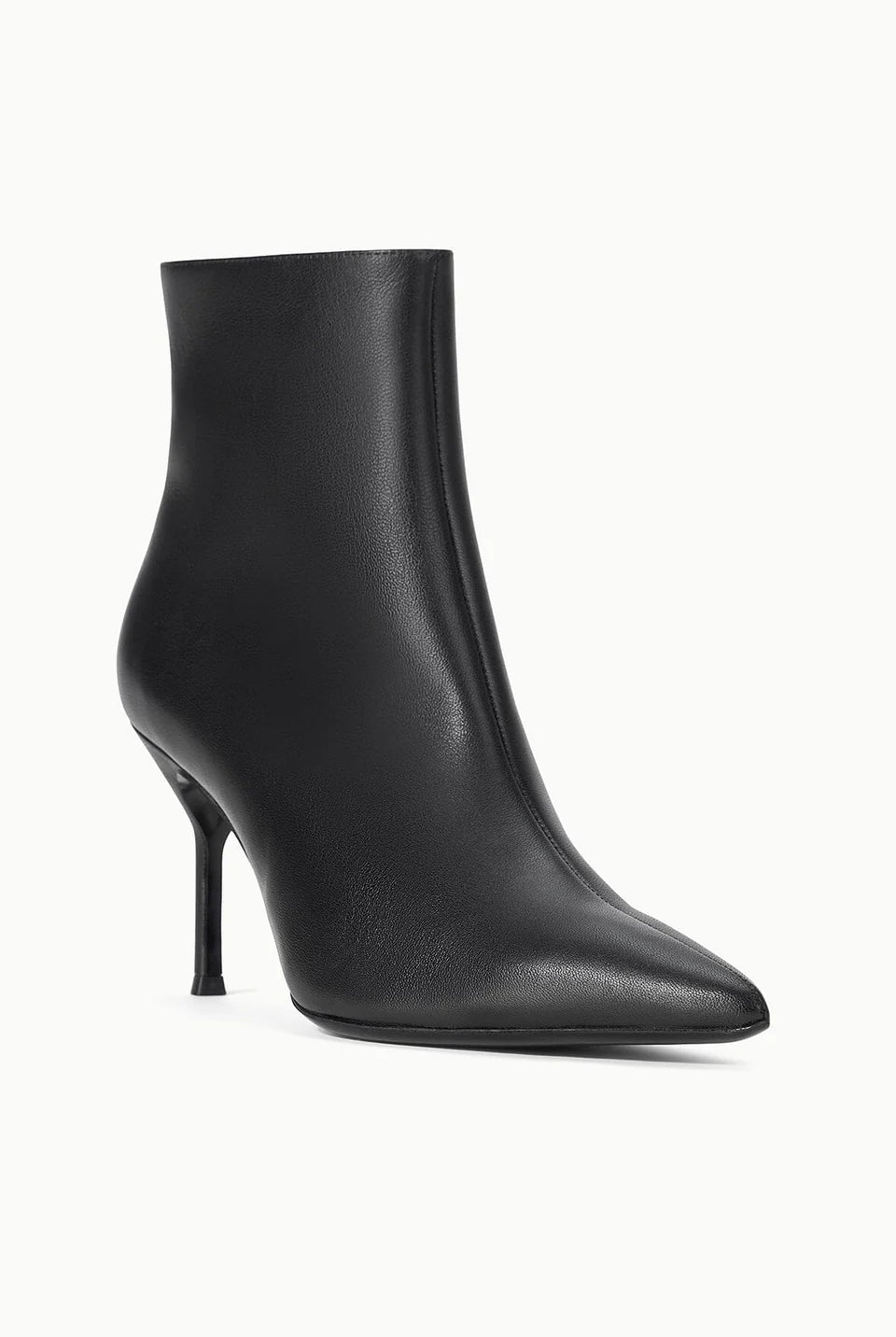 Sebastian Ankle Boot - Black Leather by STAUD — view 4